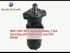 BMR OMR 100 F المحرك الهيدروليكي، 2 محاور تركيب مع 25mm العمود وNEG الفرامل