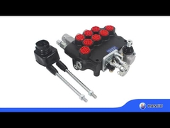 صمام هيدروليكي أحادي الكتلة 3P80 ، نوع التحكم في الهواء + التحكم اليدوي مع BSPP 1/2 منافذ للحصاد