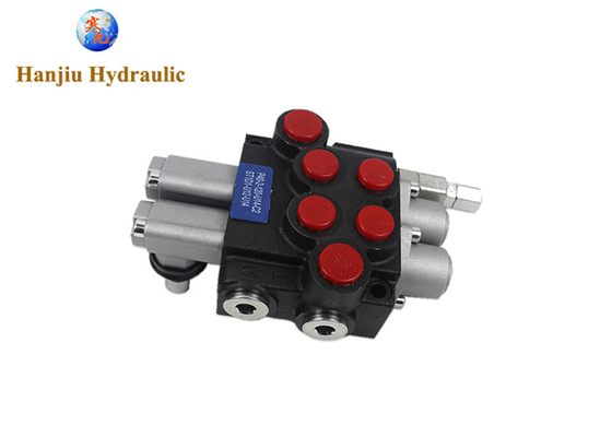 02P40 3 Way Manual Hydraulic Directional Control Valve OEM Spring Return Handel At 180°