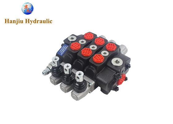معدات التعدين HSSD8 سلسلة 3 البنك الصمام القسمي الهيدروليكي 31.5Mpa 80 L/Min معدل التدفق