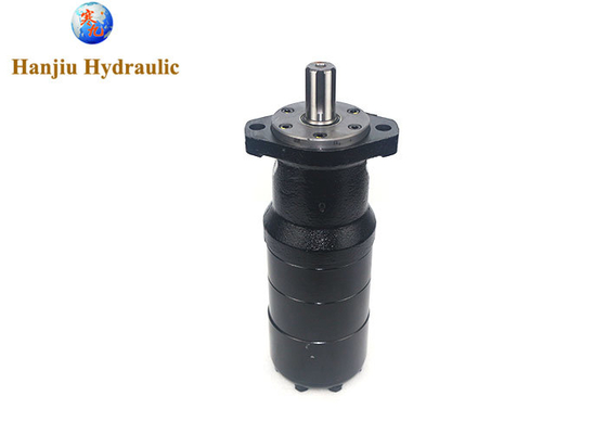 151-6465 محرك مداري هيدروليكي OMR200F مع فرامل، منفذ جانبي مع شفة تثبيت بيضاوية بفتحتين