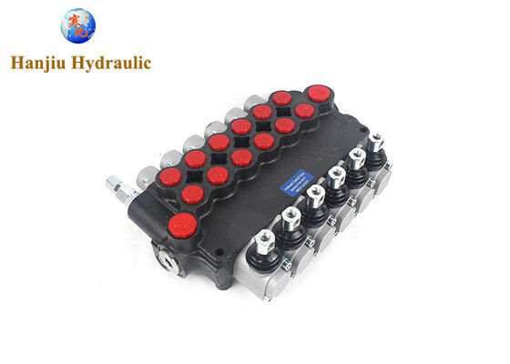 صمامات التحكم ذات الكتلة الواحدة من سلسلة P80، مقبضات مع تحكم الربيع، منافذ BSPP