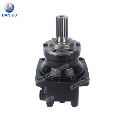 شفة تركيب العجلة لمحرك العجلة الهيدروليكية BMT-200-WFD، 200 مل/ص، عمود خدد 31.75 مم ومنفذ G 1/2 A وB